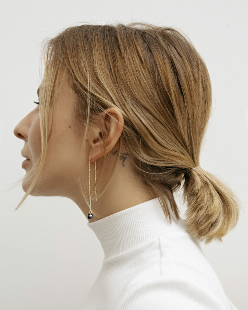 Pearl Pull Through Earrings