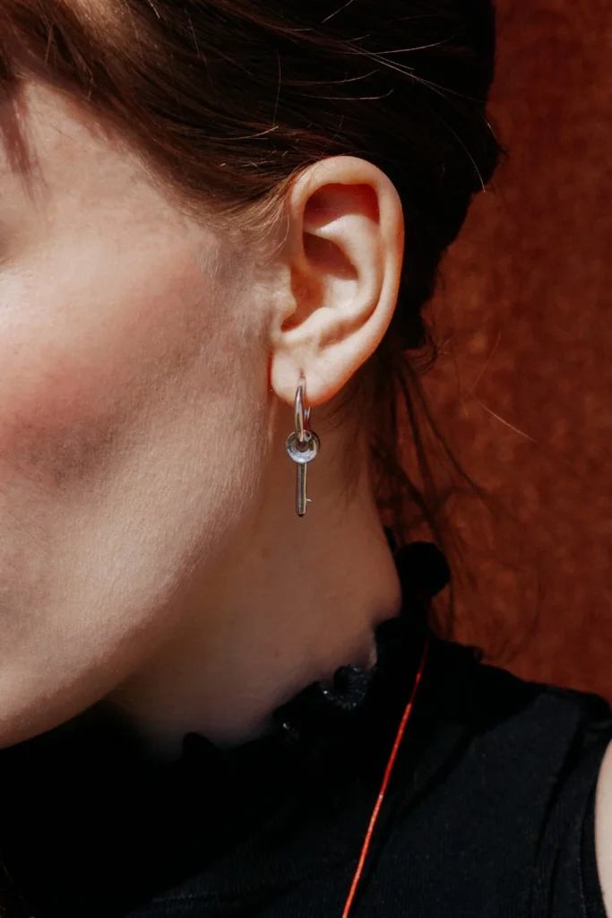 Spaceship’s Key Mono-earring