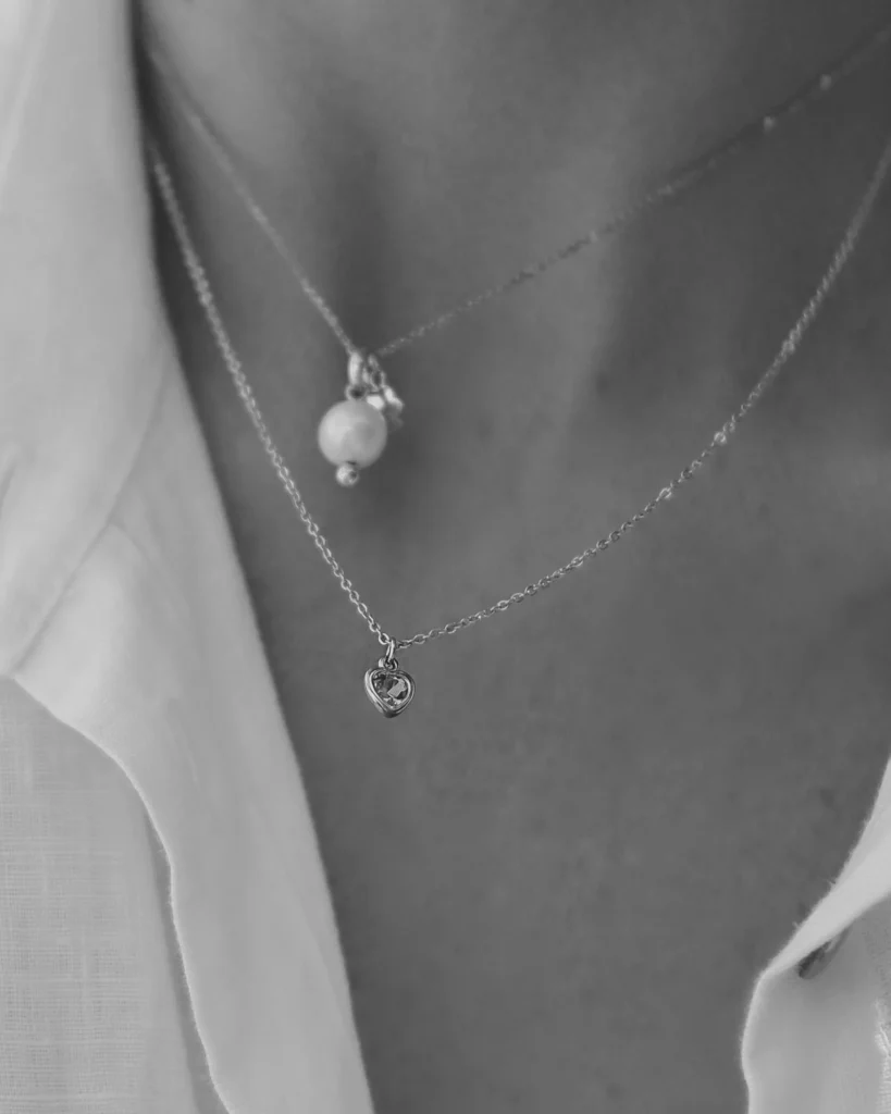 Smoky Trembling Heart Pendant