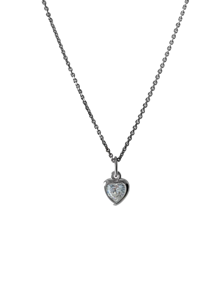 Crystal Trembling Heart Pendant