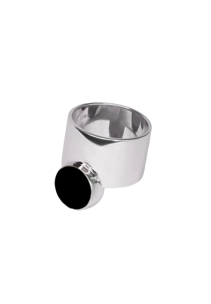 Wide Onyx Ring