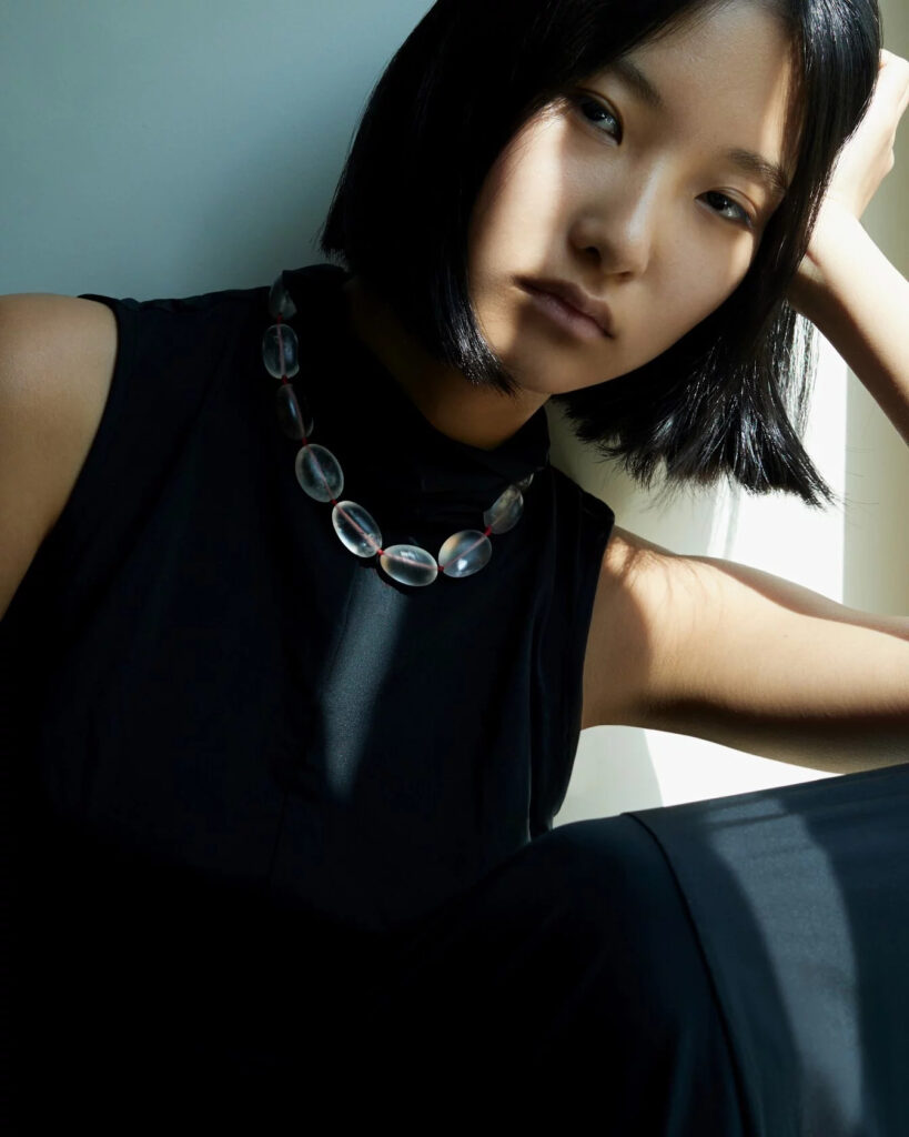 Frosted Crystal Necklace