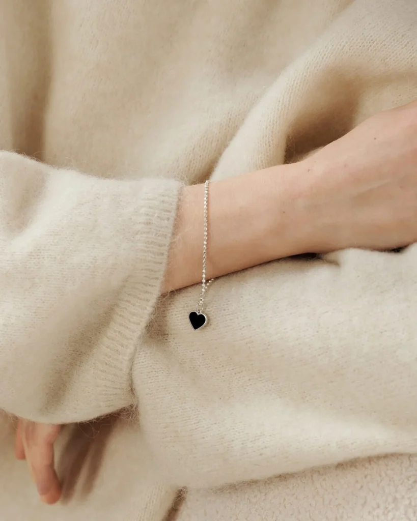 Black Heart Charm