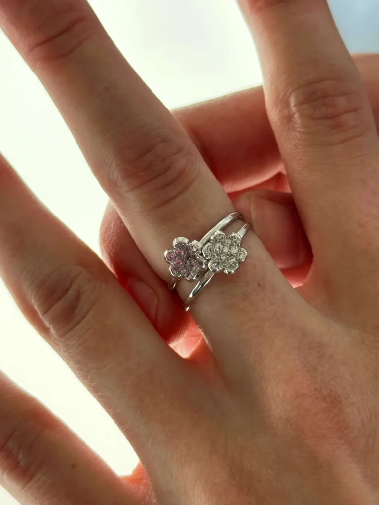 Pink Water Lily Ring