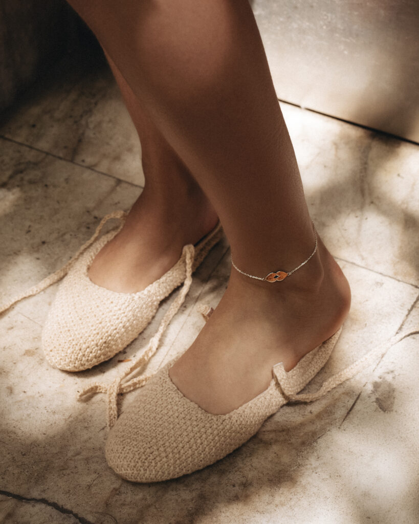 Heart With Key Anklet