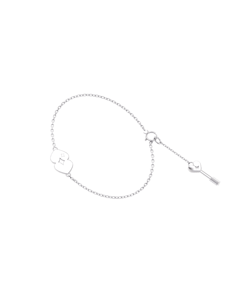 Heart With Key Anklet