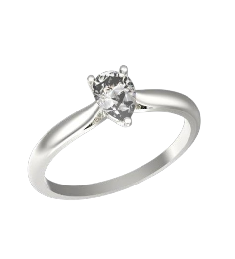 Pear Diamond Ring