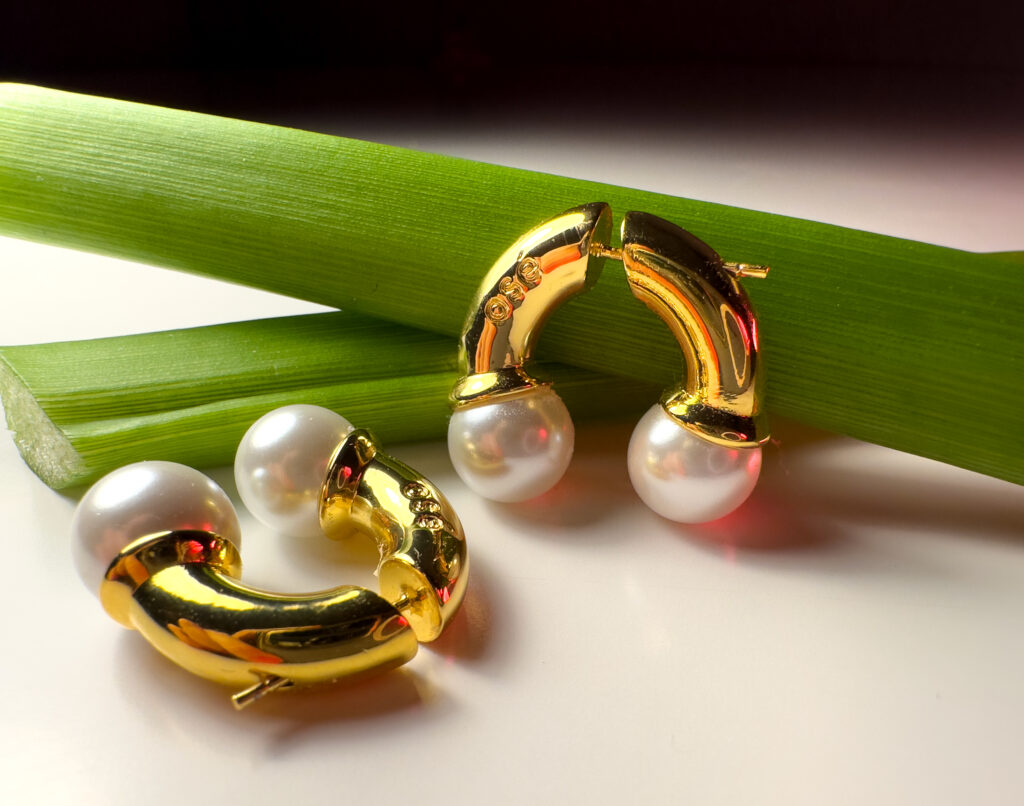 Plier Gold Earring
