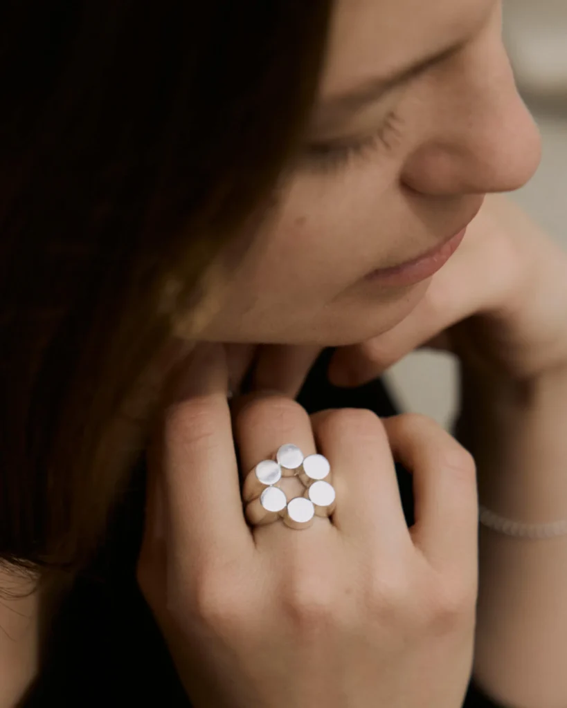 Stone Flower Ring