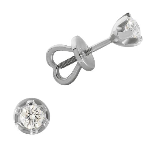 Diamond White Gold Rouse Earrings