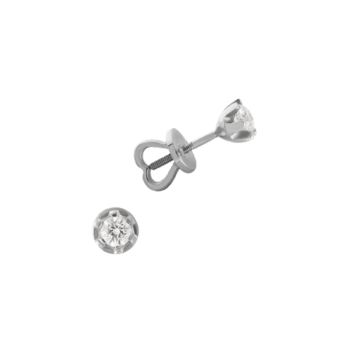 Diamond White Gold Rouse Earrings