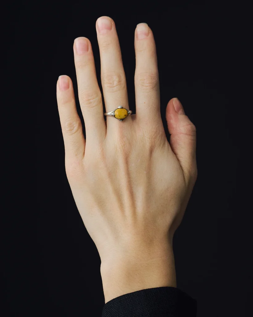 Hazar Ring Yellow Jasper