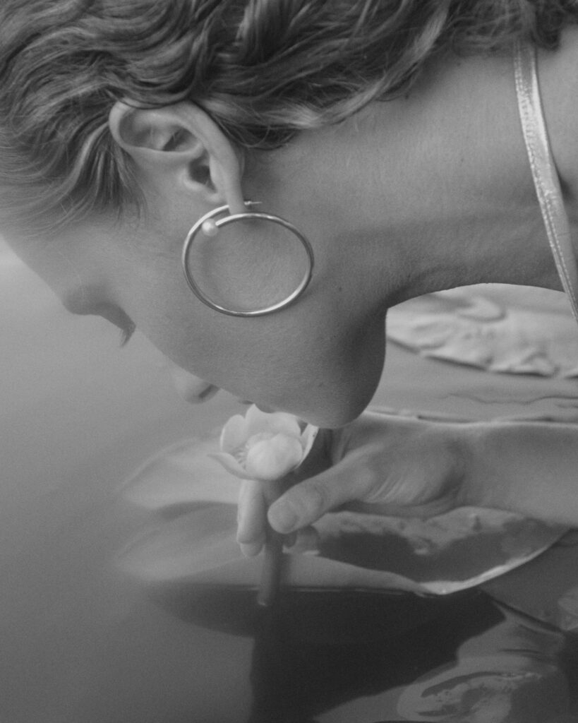 Spiral Pearl Earrings