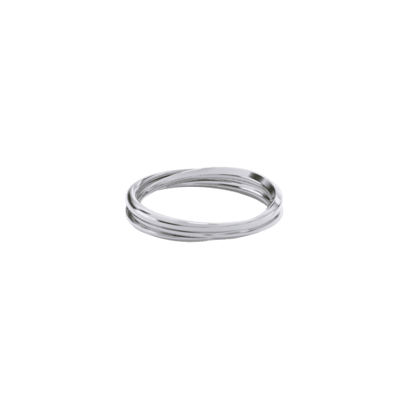 Mars & Venus Ring White Gold