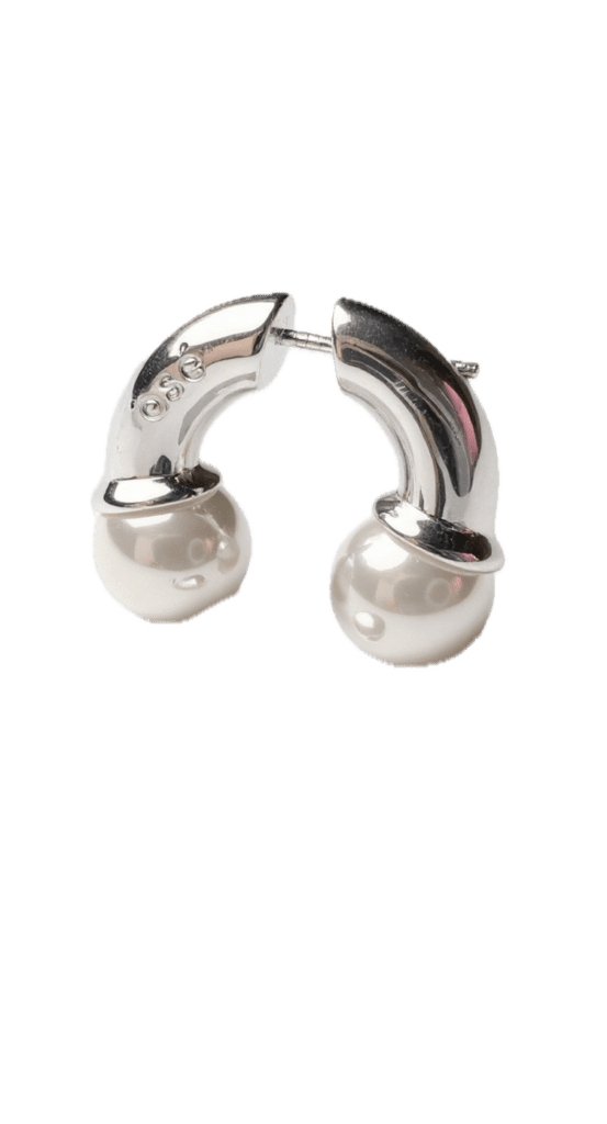 Plier Silver Earring