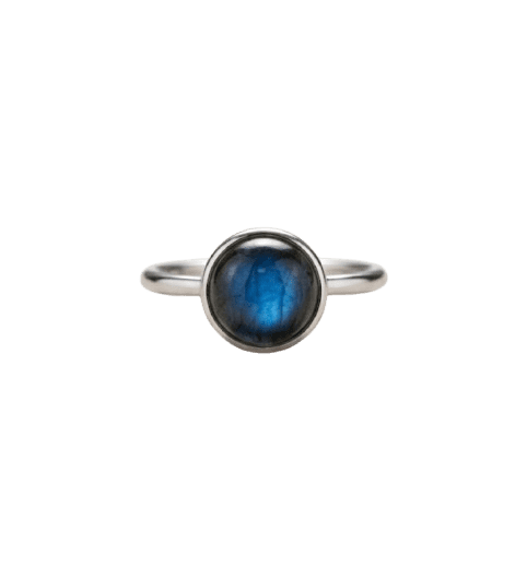 Labradorite Big Cabochon Ring